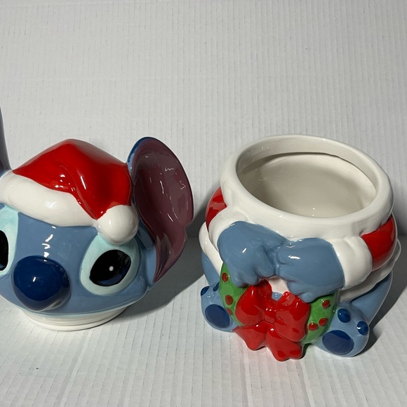 Disney Lilo and Stitch Christmas Cookie Jar - Picture 5 of 6